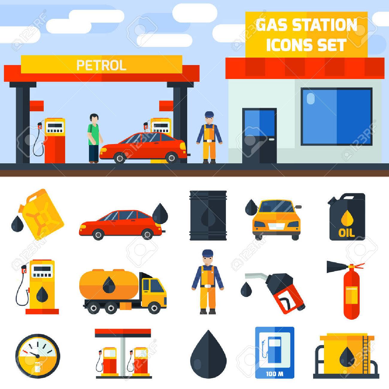 Gas Station Banner